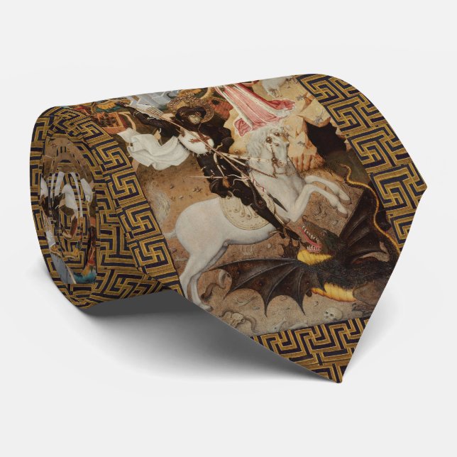 Cravate St. George and The Dragon by Bernat Martorell (Roulé)