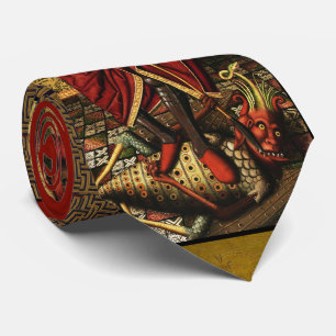 Cravate St Michael Archangel Défaite Le Diable