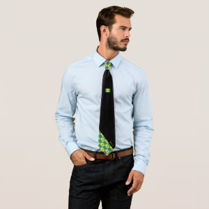 Cravate ST VINCENT Écriture chrétienne Jean 3:16 NOIR