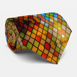 Cravate Stained Glass Pattern Church Tie