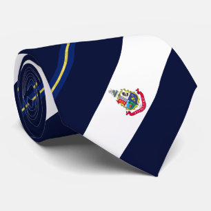 Cravate Stamford (Connecticut) city flag Neck Tie
