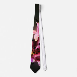 Cravate Stargazer rose Lily