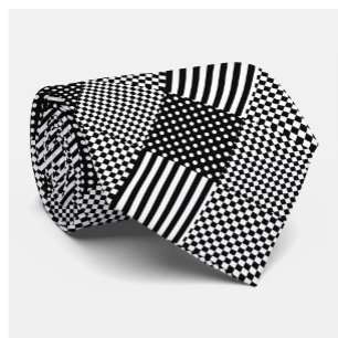 Cravate Stripes Check Harlequin Pois Conception mixte
