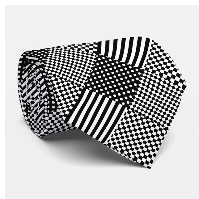 Cravate Stripes Check Harlequin Pois Conception mixte (Créateur téléchargé)