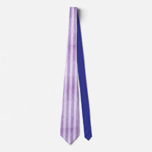 Cravate Style Classique pour Homme avec Rayures Violettes
