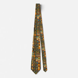 Cravate Style Kente ghanéen