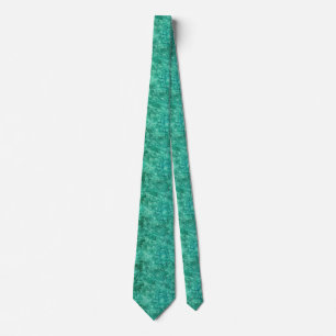 Cravate Superbe Style de Marié Floral Vert