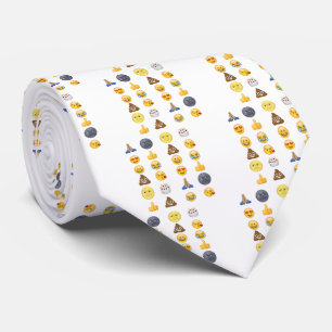 Cravate supérieure de collection d'emoji