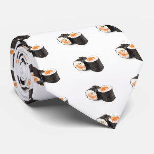 Cravate Sushi, maki, nourriture japonaise