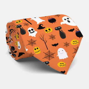 Cravate Symboles Halloween éffrayant couleurs classiques m