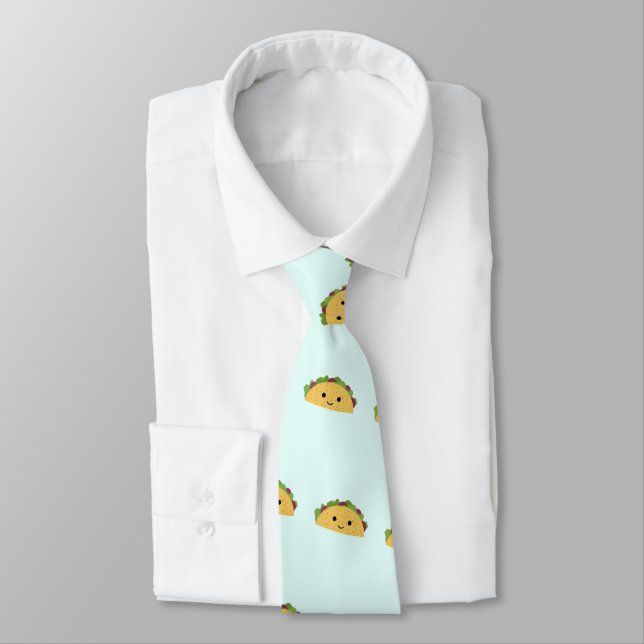 Cravate Taco de sourire mignon de Kawaii (Attaché)