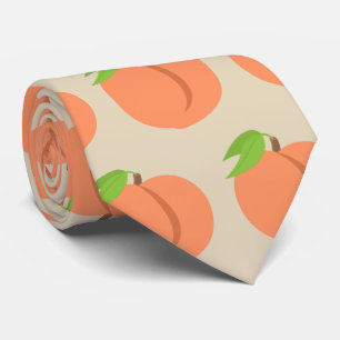 Cravate Tan Southern Peach Emoji Tie 2
