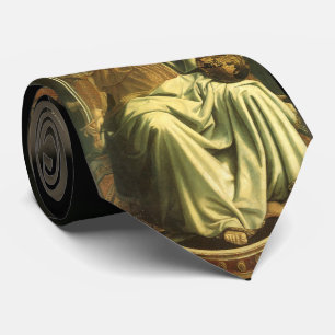 CRAVATE TAROTS DE RENAISSANCE ANTIQUE 8/ JUSTICE