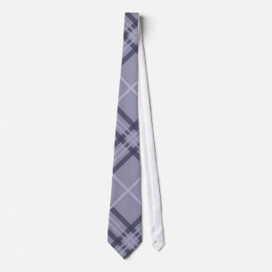 Cravate Tartan à teintes bleues