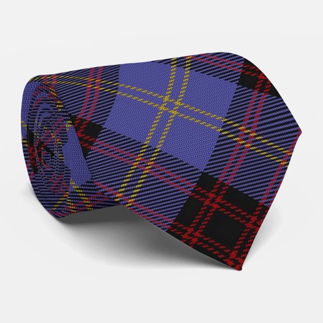 Cravate Tartan de classique de Rutherford de clan (Roulé)
