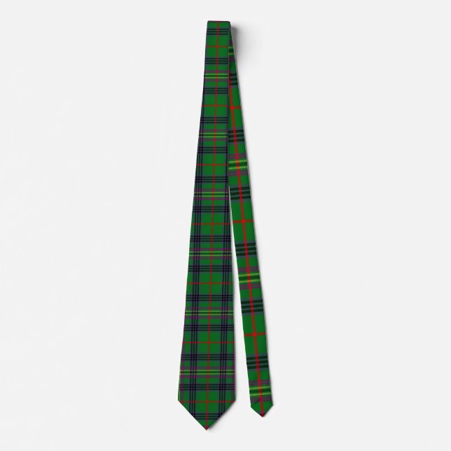Cravate Tartan de Kennedy de clan (Devant)