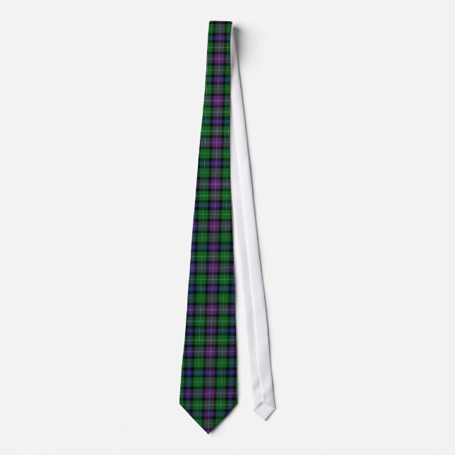 Cravate Tartan de Rankine de clan (Devant)