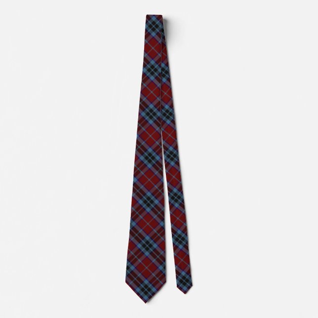Cravate Tartan écossais de MacTavish de clan (Devant)