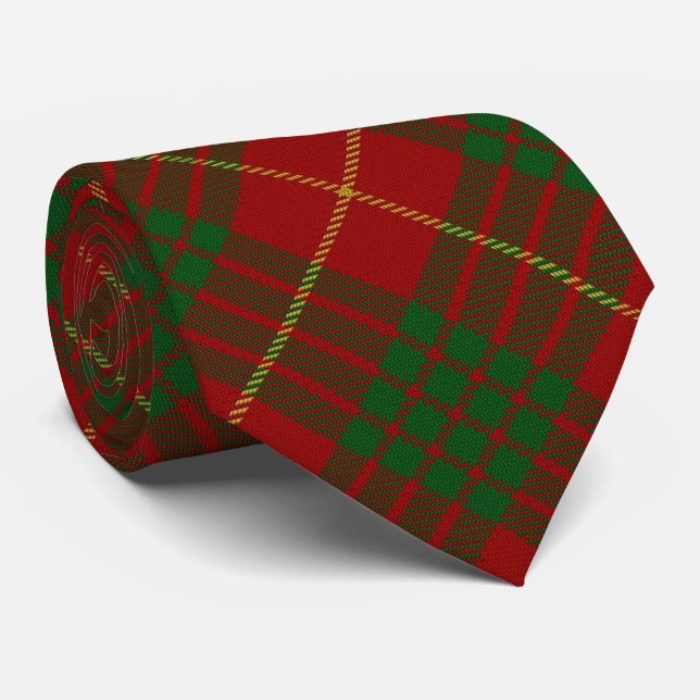 Cravate Tartan écossais de monogramme de la lettre C de (Roulé)