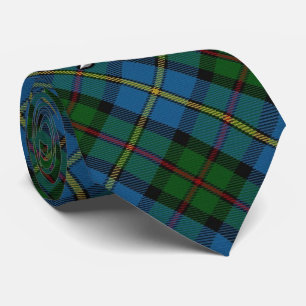 Cravate Tartan écossais de monogramme de MacLeod M de cla