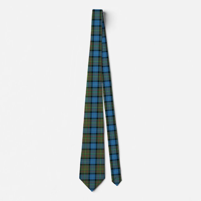 Cravate tartan officiel de l'état californien (Devant)