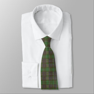 Cravate Tartan Vert Forêt Cabine