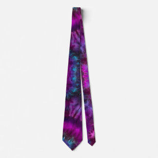 Cravate-teinture Cravate masculine en violets, blu