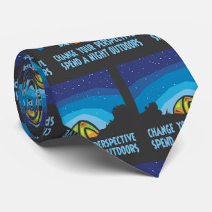 Cravate Tente Camping Night Sky Stars