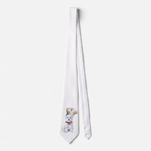 Cravate Terrier Blanc de West Highland Chef