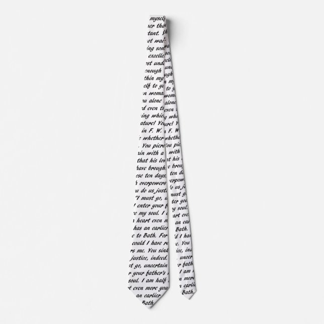Cravate Texte de persuasion (Devant)