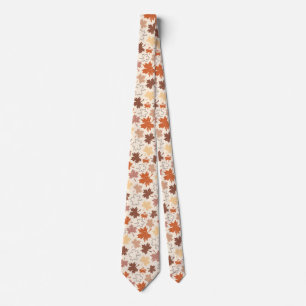 Cravate Thanksgiving jour design, automne feuilles naturel