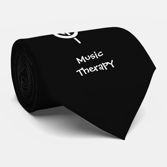 Cravate Thérapie musicale (Roulé)