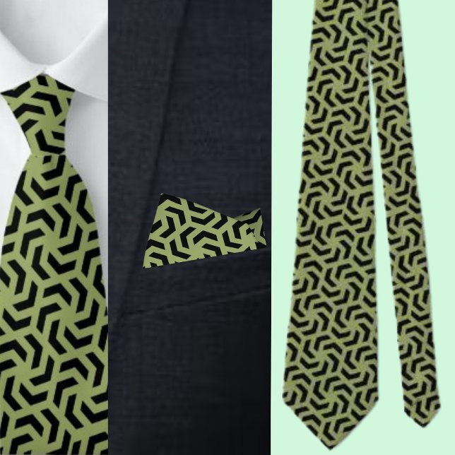 Cravate Tie à motif géométrique coloré mignon (Créateur téléchargé)