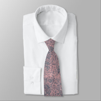 Cravate Tie and Dye Webby Gris Rose Abstrait