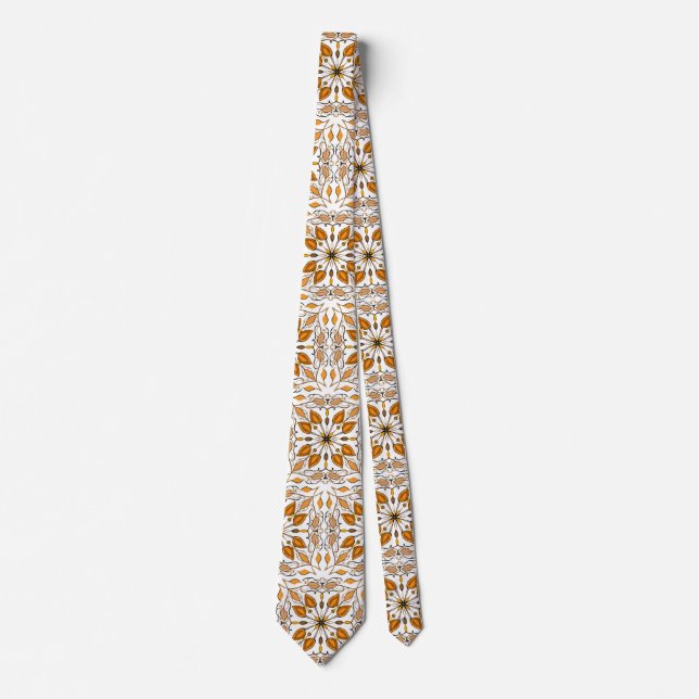 Cravate Tie - Autum in play (Devant)