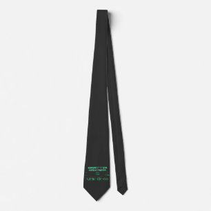 Cravate Tie Cyberpunk "Grandeur Inécrite"
