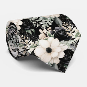 Cravate Tie de cou floral moderne Occasions spéciales fo
