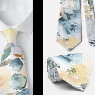 Cravate Tie de gentleman   Nœud papillon floral pour maria