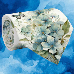 Cravate Tie de gentleman   Nœud papillon floral pour maria