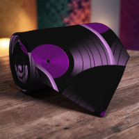 Tie de la culture populaire en vinyle rétro