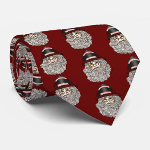 Cravate Tie de Pompier de Noël