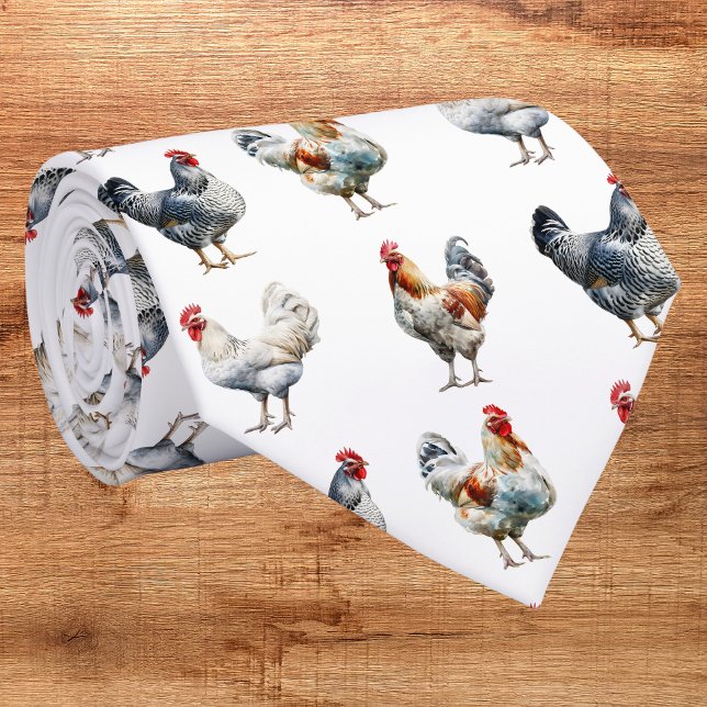 Cravate Tie de poule (Créateur téléchargé)