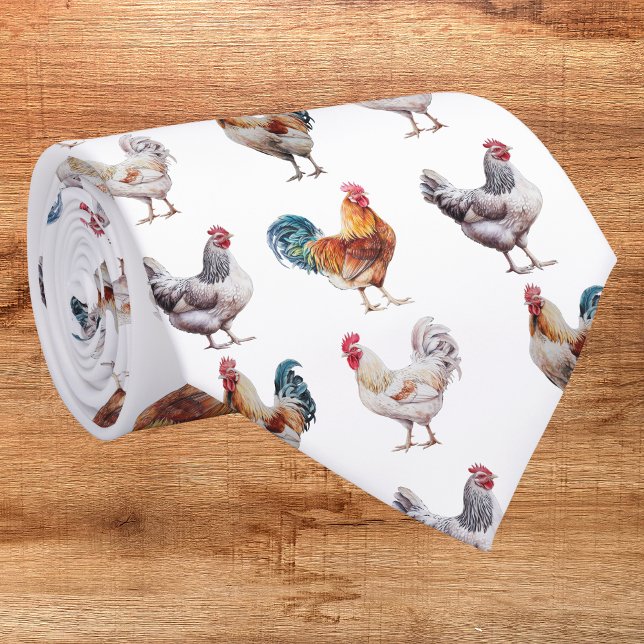 Cravate Tie de poule (Créateur téléchargé)