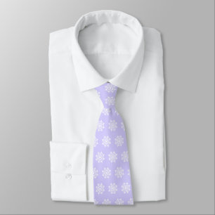Cravate Tie de vacances pour hommes Flocons de neige