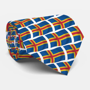 Cravate Tie drapeau d'Aland