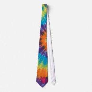 Cravate Tie-dye coloré