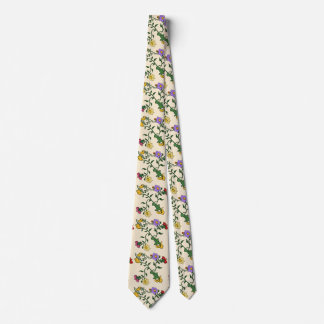 Cravate Tie floral vintage | Motif botanique élégant