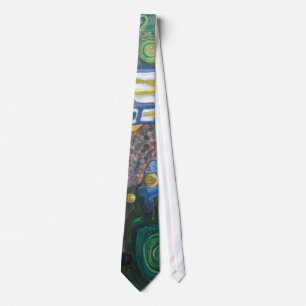 Cravate Tie inspired by Hundertwasser