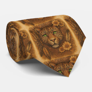 Cravate Tie Léopard Audacieux Mode Masculine pour Hommes