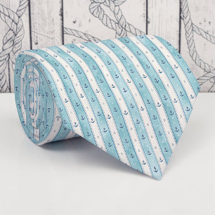 Cravate Tie personnalisé sur la vie marine nautique
